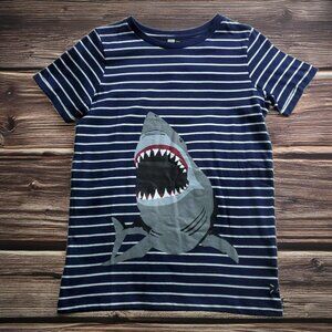 NWT Joules Striped Shark Top - Size 11-12Y